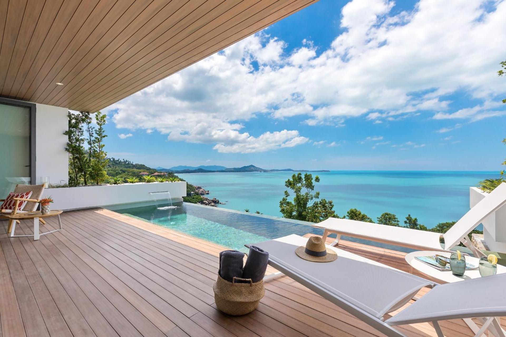 Sukkho Samui Estates Villa Pantai Chaweng Luaran gambar